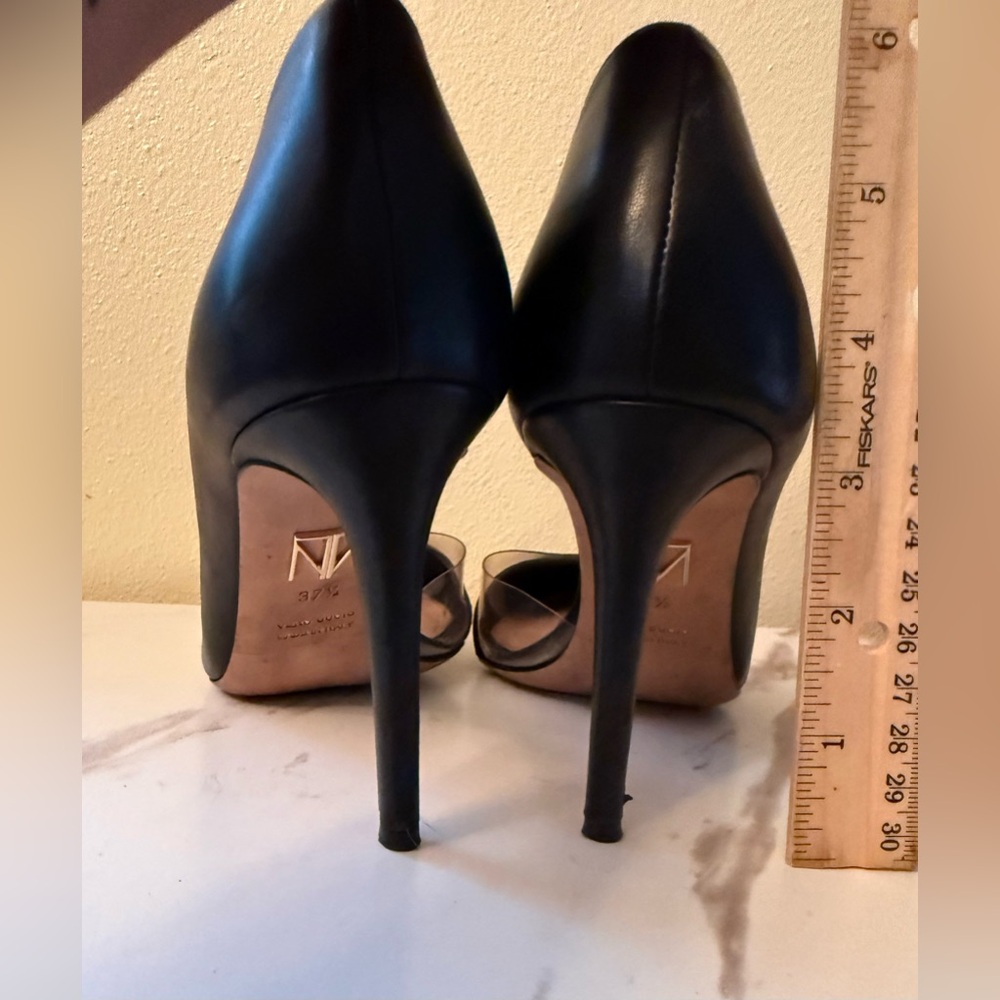 Tamara Mellon Siren 90 Black Pumps, EUC, Size 37-1/2 (US 7-1/2) - Picture 8 of 11